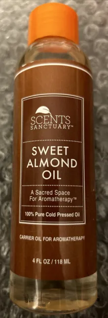 Aceite de almendras dulces Scents Sanctuary 100% puro prensado en frío aromaterapia NU