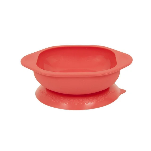 Marcus & Marcus Toddler/Baby/Infant Suction Cup Eating Bowl Red Marcus Lion 12m+