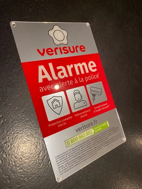 Variure P500 PLAQUE VERISURE ALARME MODELE 2025 neuve 24 cm X 15 cm EUR 28,90 ...