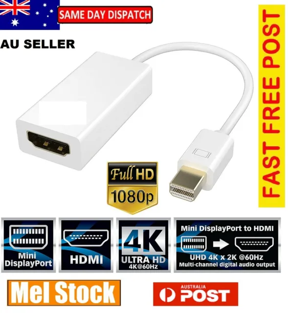 Mini DisplayPort DP Display Port to HDMI Adapter Cable  For Mcbook Thunderbolt