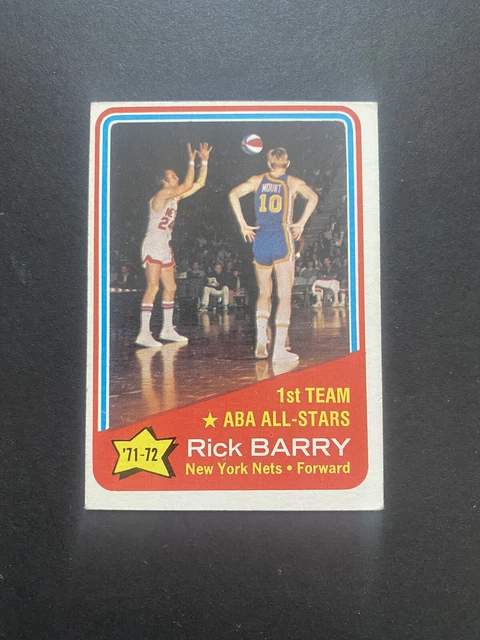 Rare 72/73 Topps Rick Barry All Star. #250.