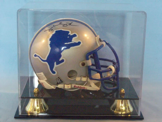 MINI football helmet display case 85% UV filtering acrylic NFL NCAA memorabilia