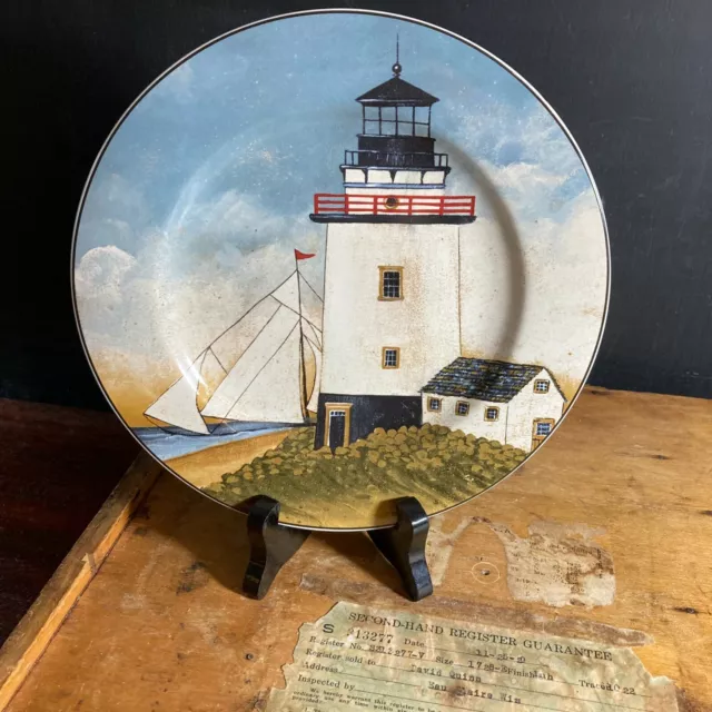 Target Home Stoneware By the Sea by David Carter Brown Various Lighthouses Plate