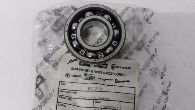 Cuscinetto Carter Motore 20X47X14 Piaggio Vespa Lx 150 4T I.e. Originale 83023R