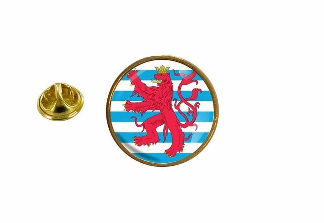 Spilla A Coccarda Con Bandiera Dell'Esperanto - Pin Rotondo Metallico - Prodotto In Francia