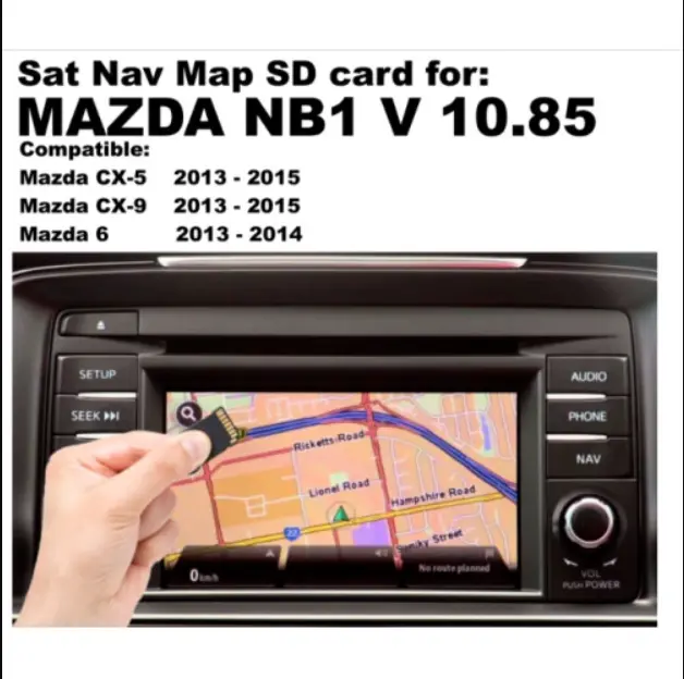 MAZDA NB1 compatible SAT NAV CARD EUROPE CX-5, CX-9, 2,3,5,6,CX-3 - MAPS 2023