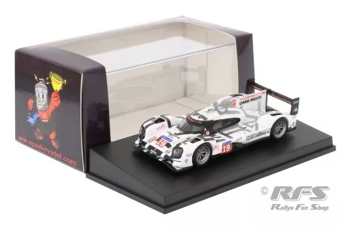 Porsche 919 Hybrid Winner 24h Le Mans 2015 Hülkenberg Bamber 1:64 Spark