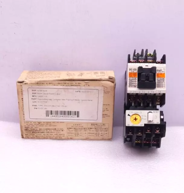 Fuji Electric SW-03 3H Magnetic Switch SC-03 20A With TR-0N/3 0.48-0.72A