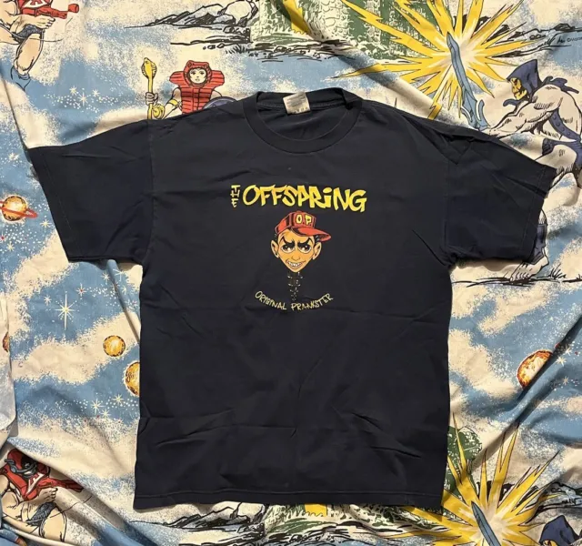 Vintage The Offspring Original Prankster Conspiracy of One Tour Tee Shirt L 2000