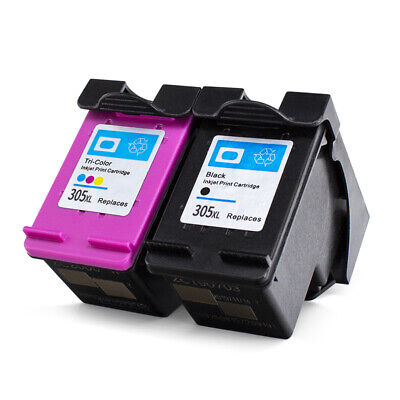 Black & Colour Ink Cartridge Refilled Compatible With Hp 305Xl Hp 305 Xl Version
