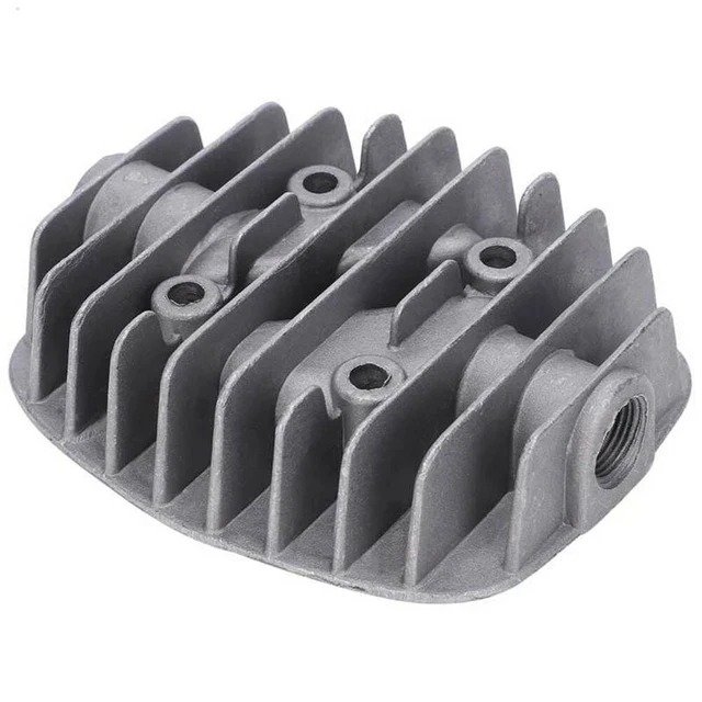 Cylindre Tête Compresseur Femelle G3/8In Gris Pneumatique Filète Métalliques