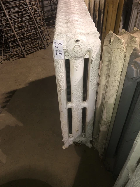 Cast iron  Rococo American radiator decorative ornate ornamental