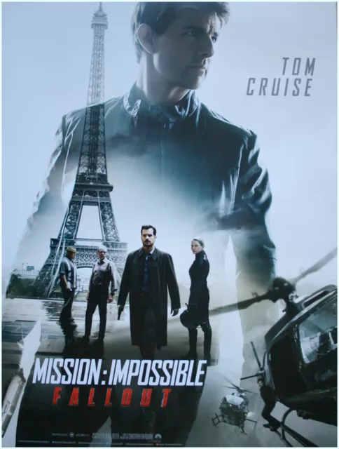 MISSION IMPOSSIBLE 6 FALLOUT  Affiche Cinéma ROULEE 54 x 40 cm Poster Tom Cruise