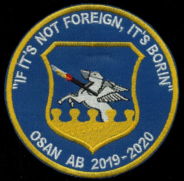 USAF 51st Fighter Wing Osan 2019-2020  Patch MMP