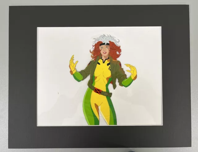 X-Men Rogue Hand Painted Production Animation Cel 1990s  "Ain't That Enough?"