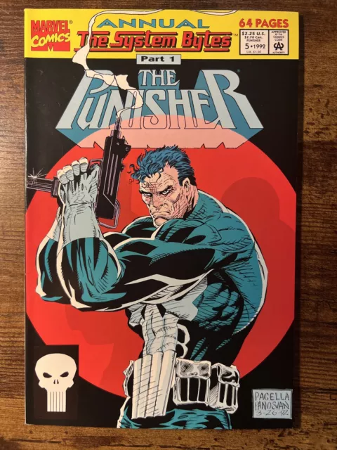 The Punisher Annual #5 1992 Marvel Comics The System Bytes Part 1