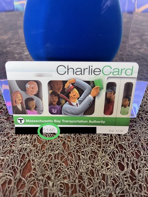 $100 Boston MBTA CharlieCard