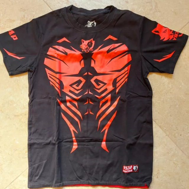VENUM VSZAP T-shirt Muay Thai VT Nero Taglia M Esoscheletro Rosso UFC MMA