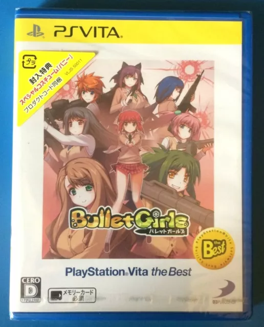 PS Vita Bullet Girls 2 Playstation Vita Region Free Japan Import game soft