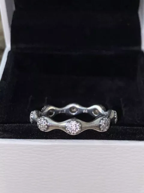 Pandora pave modern discount lovepods ring