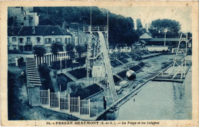 CPA Beaumont s Oise La Plage et les Cabines FRANCE (1309480)