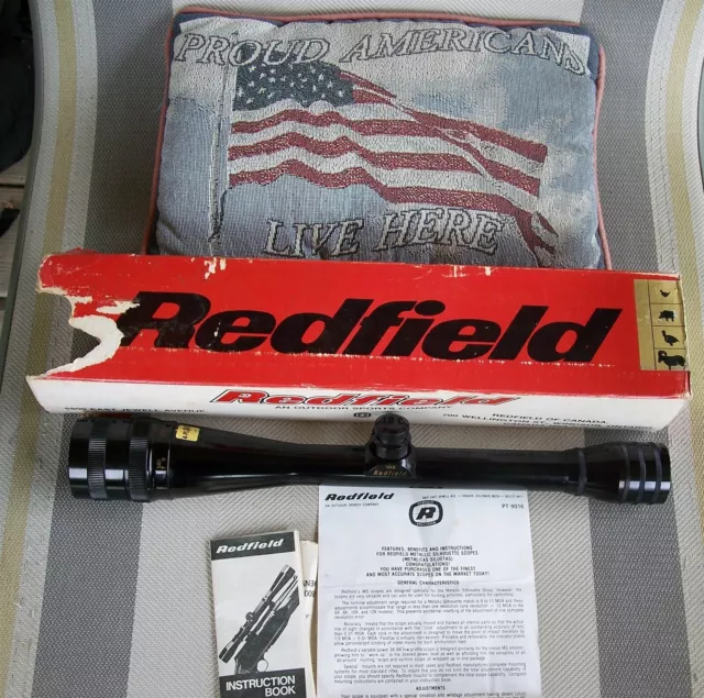 Redfield 10X 40mm Silhouette Rifle Scope A.O. ~USA~ NMIB