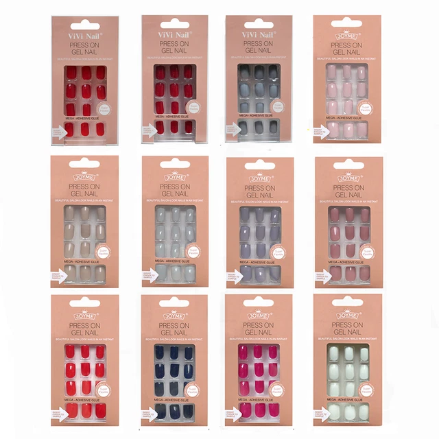 de manucure Portable Faux APEX de la tête carrée Pointe des ongles Faux ongles