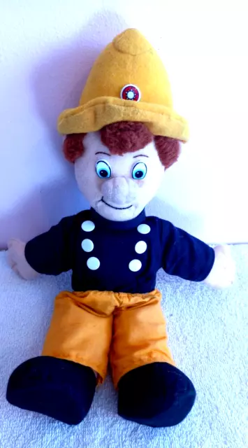 Fireman Sam Vintage 1986 Soft Toy Doll Plush Cbeebies Pre School