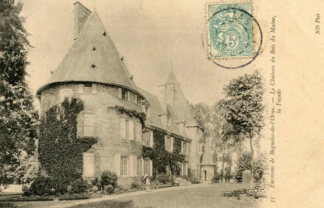 *13172 cpa env. de Bagnoles de l'orne - le château du Bois du Maine