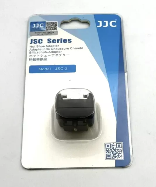 Adaptador de zapato caliente JJC JSC-2 para flashes portátiles en réflex digitales - TOTALMENTE NUEVO - VENDEDOR DEL REINO UNIDO