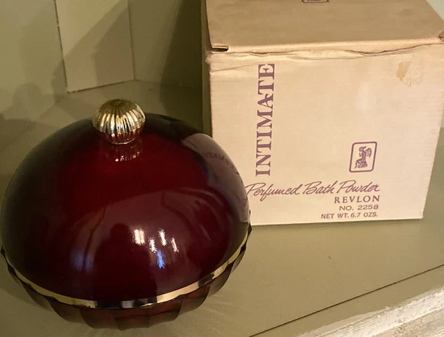NUEVO Polvo corporal para baño perfumado Revlon ÍNTIMO de colección 6,7 oz nuevo en caja