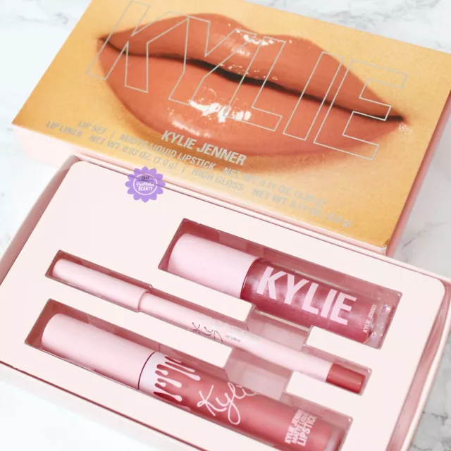 Kylie Cosmetics You Glow Girl Lip Set *100% GENUINE Brand New Pink Lipstick Trio