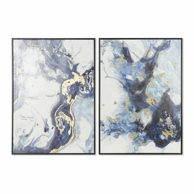 Cadre DKD Home Decor Abstrait Moderne [50 x 2,6 x 70 cm] [2 Unités]