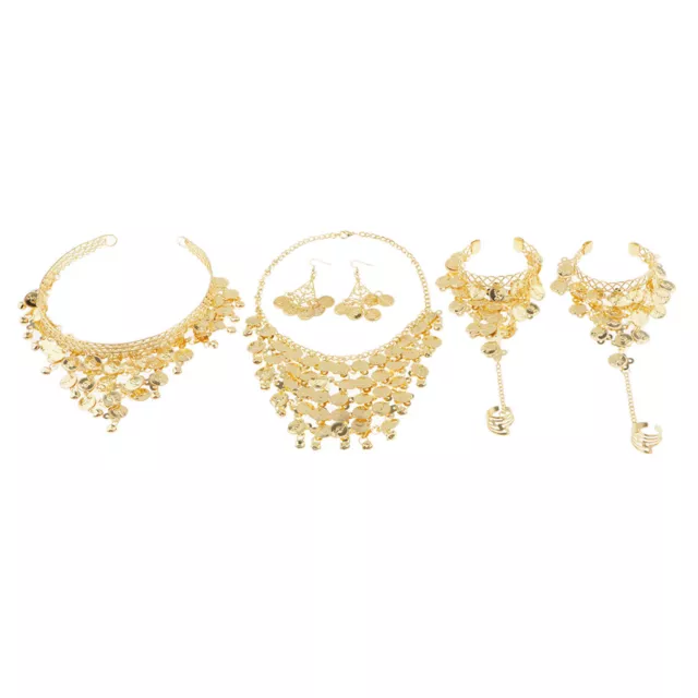 4x Ensemble de Bijoux de Danse Du Ventre Gitane