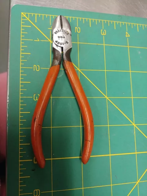 Vintage KRAEUTER side cutter pliers 4501-5 made in USA 5"