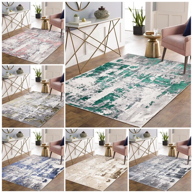 Large Area Rugs Non Slip Abstract Rug Living Room Bedroom Carpet Floor Mat