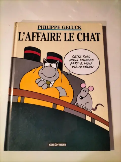 Bd Reedition L Affaire Le Chat Par Geluck Casterman N39609  (Q145)