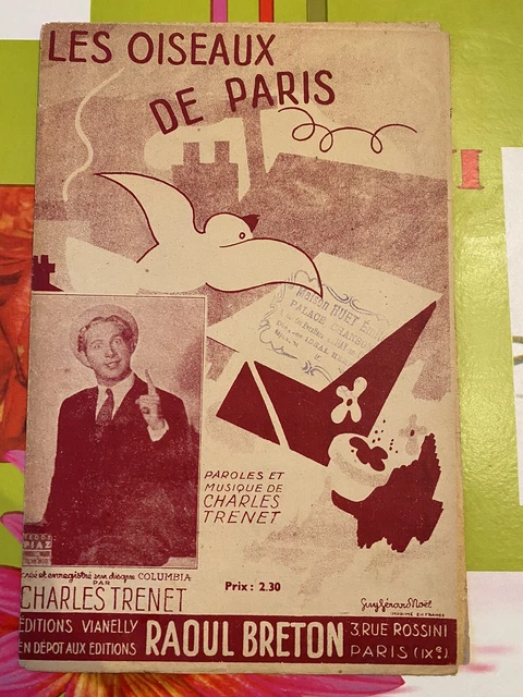 Partition de musique peinture - France