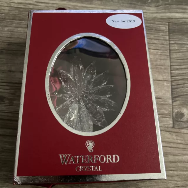 Waterford Crystal 2013 Annual Snowstar Ornament