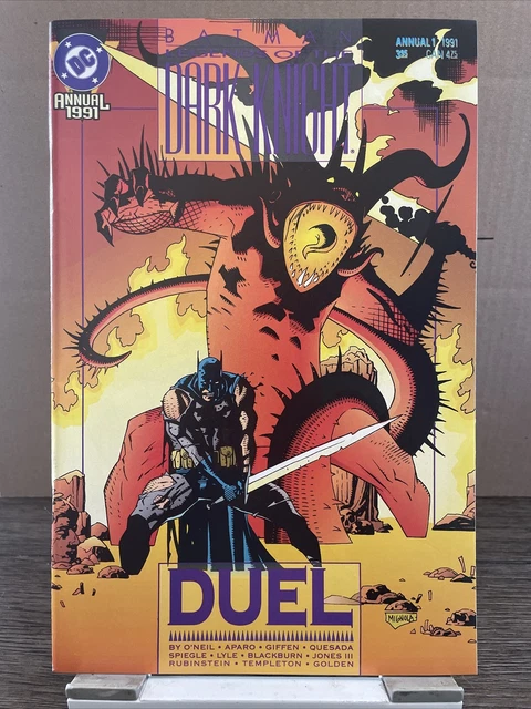 Batman Legends Of The Dark Knight Annual #1 Duel (1991) COMIC BOOK MAGAZINE - NM