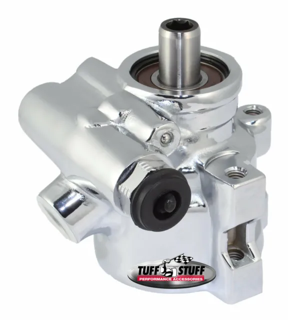 TUFF-STUFF Type II Power Steering Pump Chrome GM Pressure 6175ALD-1