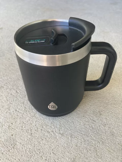 TAL Stainless Steel Brew Coffee Mug 15 fl oz, Taupe