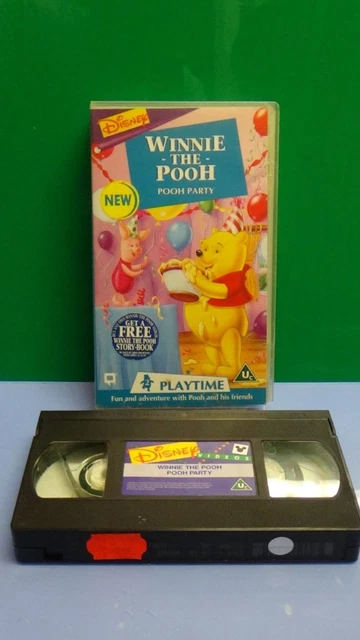 walt-disney-winnie-the-pooh-pooh-party-playtime-vhs-pal-uk-good
