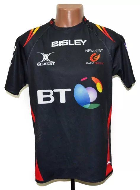 NEWPORT GWENT DRAGONS Rugby Away Shirt 2011/2012 Gilbert