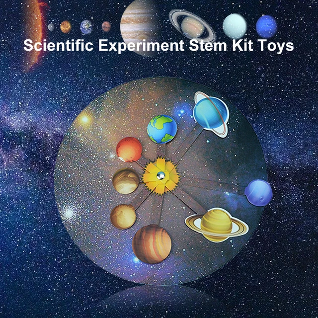 DIY SOLAR SYSTEM Model Scientific Experiment Toy Kids