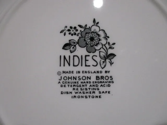 Johnson Brothers. Johnson Bros. Indies. Dinner Set Replacement Pieces.