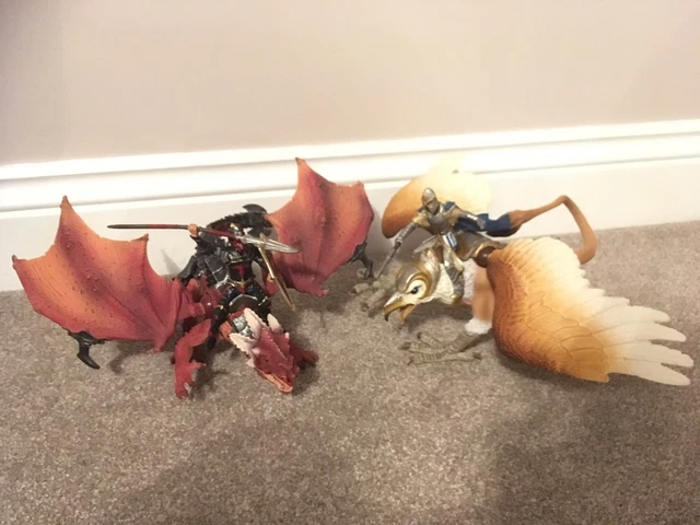 SCHLEICH: GRIFFIN RIDER and Dragon Rider PicClick UK