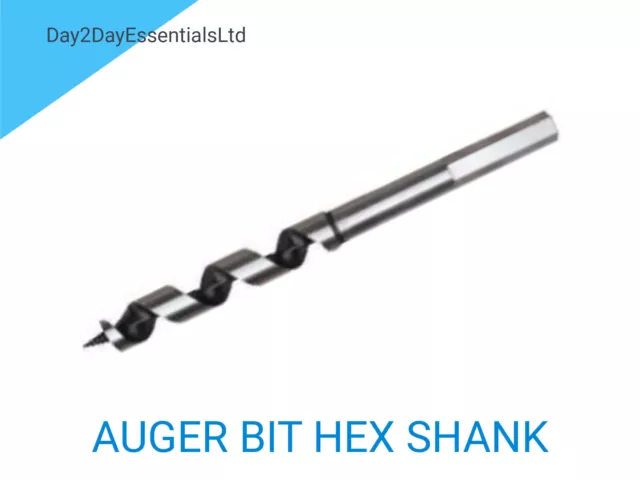 Auger Bit Wood Drill Bit HEX Shank Drill Deep Hole Top Quality All Sizes