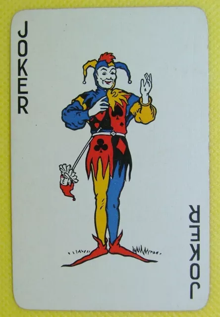 1 x Joker playing card single swap Shipping Orient Line SS Orcades Brown ZJ16 2