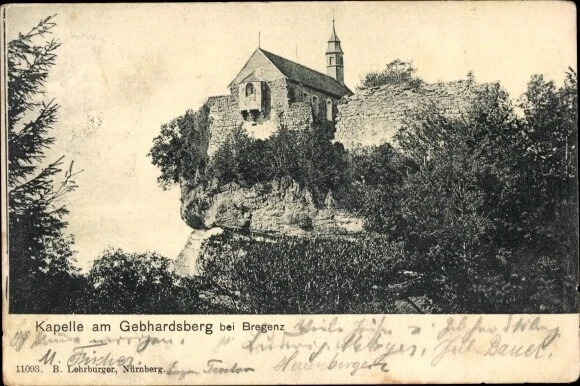 Ak Bregenz am Bodensee Vorarlberg, Kapelle am Gebhardsberg - 3574632